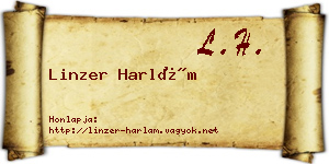 Linzer Harlám névjegykártya